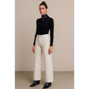 Forte_Forte 'IL DENIM' Wide Leg High Rise‎ Denim Jeans Quiet Luxury Chic Size XS